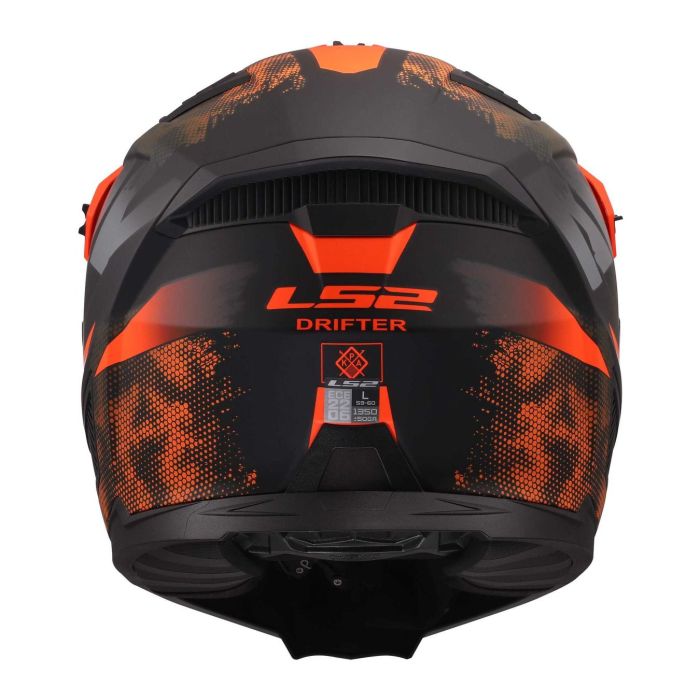 Casco Jet Ls2 Of606 Drifter Gas 06 Grey Orange