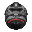 Casco Adventure Ls2 Mx701 Explorer Hexa 06 Black Red Grey