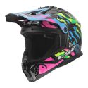 Casco Cross Ls2 Mx708 Fast II Grotesk 06 Blue Pink Green
