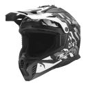 Casco Cross Ls2 Mx708 Fast II Grotesk 06 Black Grey