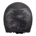 Casco Jet Ls2 Of599 Spitfire II Willy 06 Black Grey
