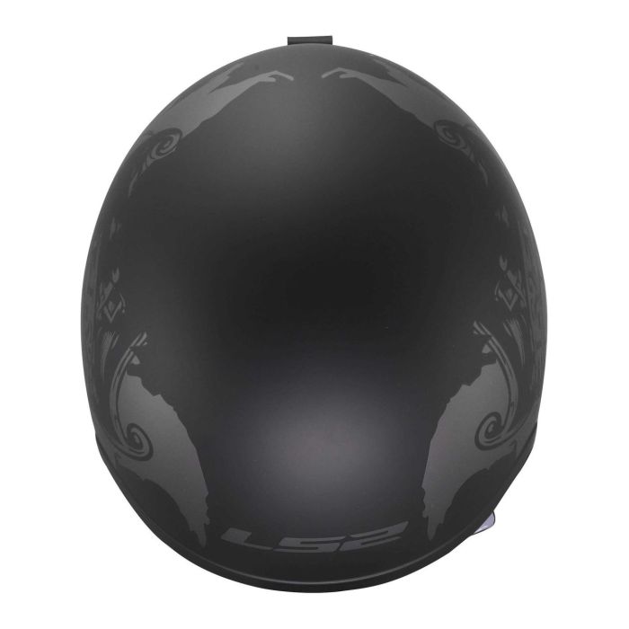Casco Jet Ls2 Of599 Spitfire II Willy 06 Black Grey