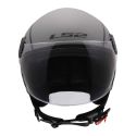 Casco Jet Ls2 Of558 Sphere Lux II Minim 06 Black Grey