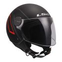 Casco Jet Ls2 Of558 Sphere Lux II Minim 06 Black Red