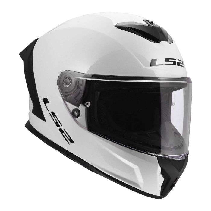 Casco Integrale Ls2 Ff820 Rapid III Solid Gloss White