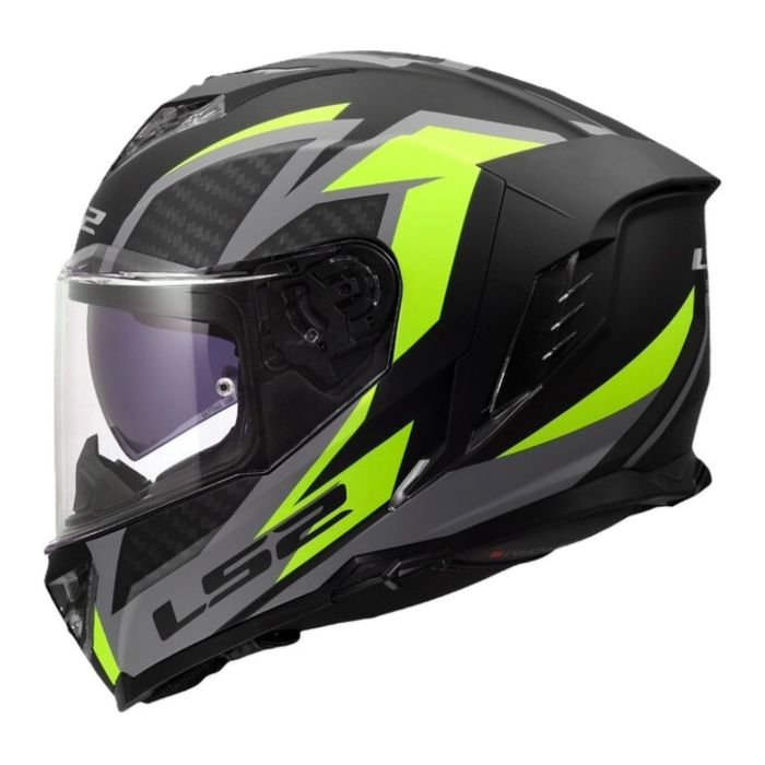 Casco Integrale Ls2 Ff818 Storm III Dynamo Black H-v Yellow