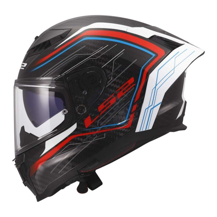 Casco Integrale Ls2 Ff807 Dragon Subic White Blue Red