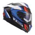 Casco Integrale Ls2 Ff817 Challenger II Viper White Blue Red
