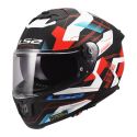 Casco Integrale Ls2 Ff808 Stream II Mika 06 White Blue Red