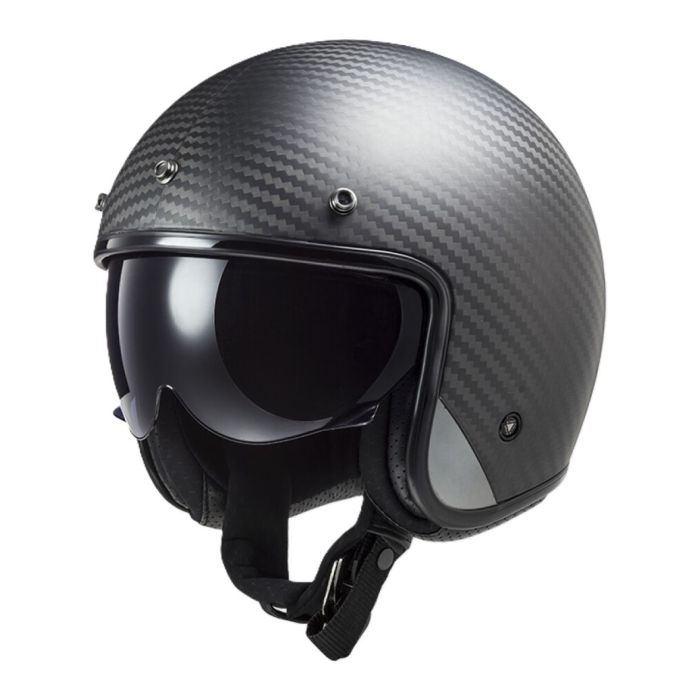 Casco Jet Ls2 Of601 Bob II Carbon 06 Carbon