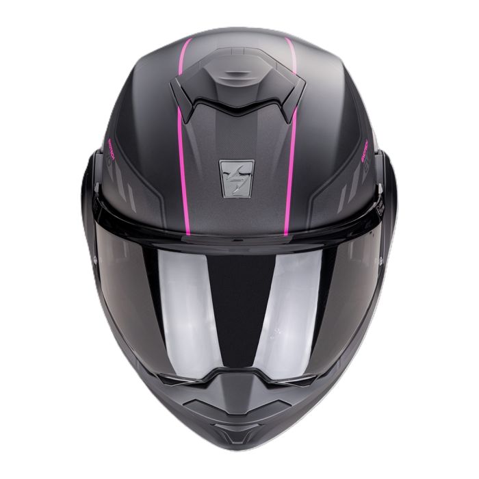 Casco Ribaltabile Scorpion Exo-tech Evo Socius Nero Opaco Rosa