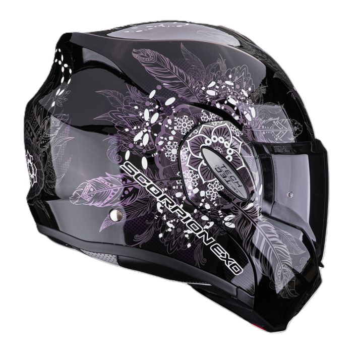 Casco Ribaltabile Scorpion Exo-tech Evo Dream Nero Camaleon