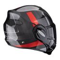Casco Ribaltabile Scorpion Exo-tech Evo Carbon Cad Nero Rosso