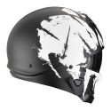 Casco Modulabile Scorpion Exo-combat II Marauder Nero Opaco Bianco
