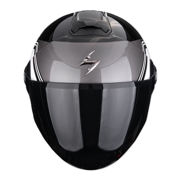 Casco Jet Scorpion Exo-city II Vita Metallo Nero Bianco