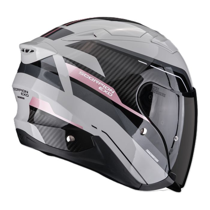 Casco Jet Scorpion Exo-230 Hipe Grigio Rosa