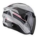 Casco Jet Scorpion Exo-230 Hipe Grigio Rosa