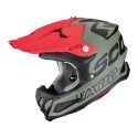 Casco Cross Scorpion Vx-22 Air Updown Matt Verde Nero Ross