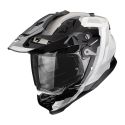 Casco Integrale Adventure Scorpion Adf-9000 Air Patrol Nero Argento