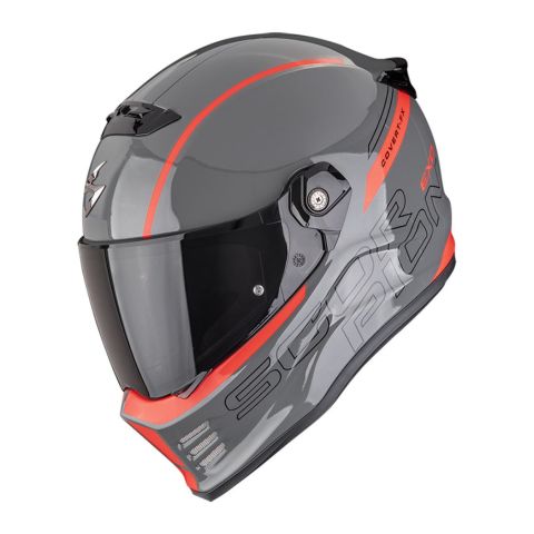 Casco Integrale Scorpion Covert Fx Danko Grigio Rosso