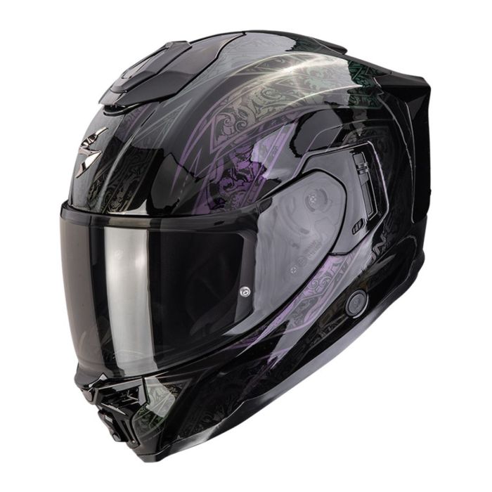 Casco Integrale Scorpion Exo-1500 Air Fantasy Nero Camaleonte