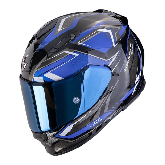 Casco Integrale Scorpion Exo-491 Zumo Nero Blu
