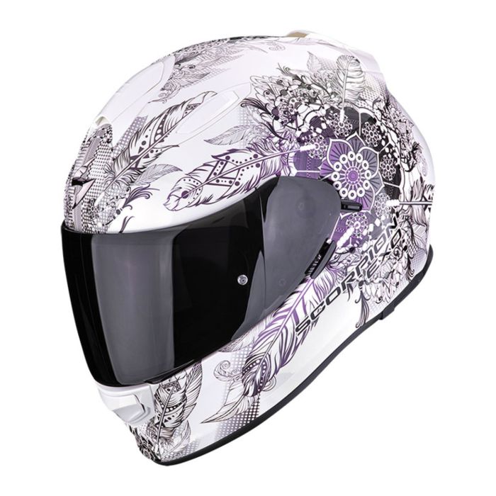 Casco Integrale Scorpion Exo-491 Dream Bianco Camaleonte