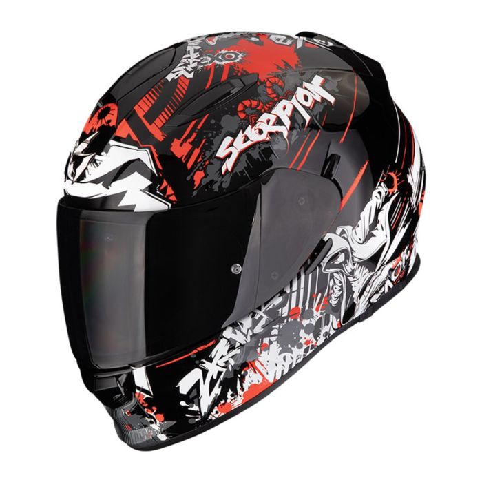 Casco Integrale Scorpion Exo-491 Spector Nero Rosso