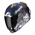 Casco Integrale Scorpion Exo-491 Spector Opaco Nero Blu