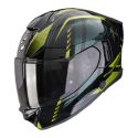 Casco Integrale Scorpion Exo-530 Air Theras Nero Verde