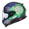 Casco Integrale ShoeiNxr2 Ms-05 Zaku I TC11 Verde Blu