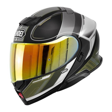 Casco Modulare ShoeiNeotec 3 Sharpen TC11 Nero Grigio Verde