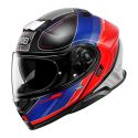 Casco Modulare ShoeiNeotec 3 Sharpen TC10 Rosso Blu