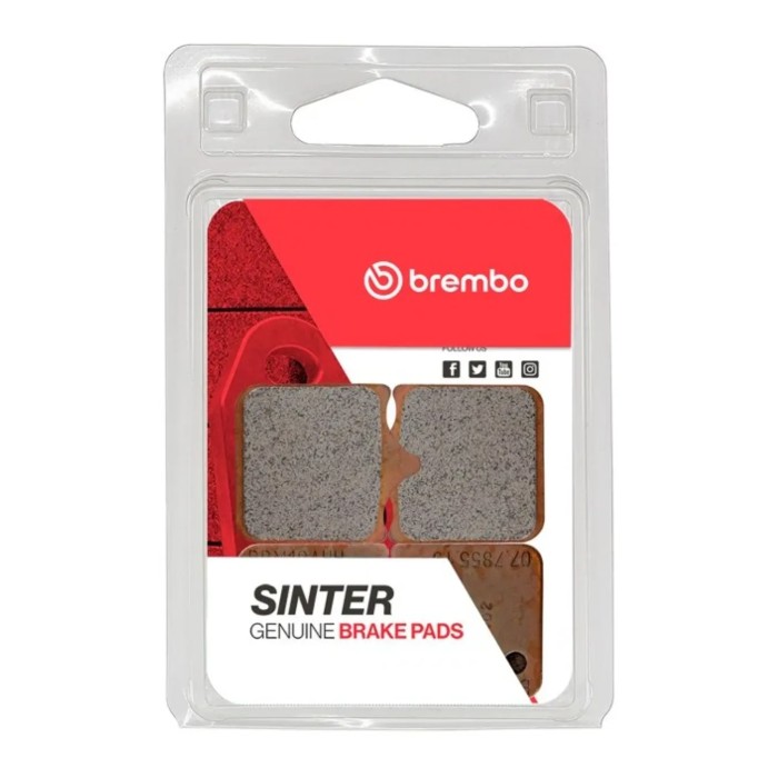 Set Pastiglie Brembo 07bb3396 Genuine Parts Sint.