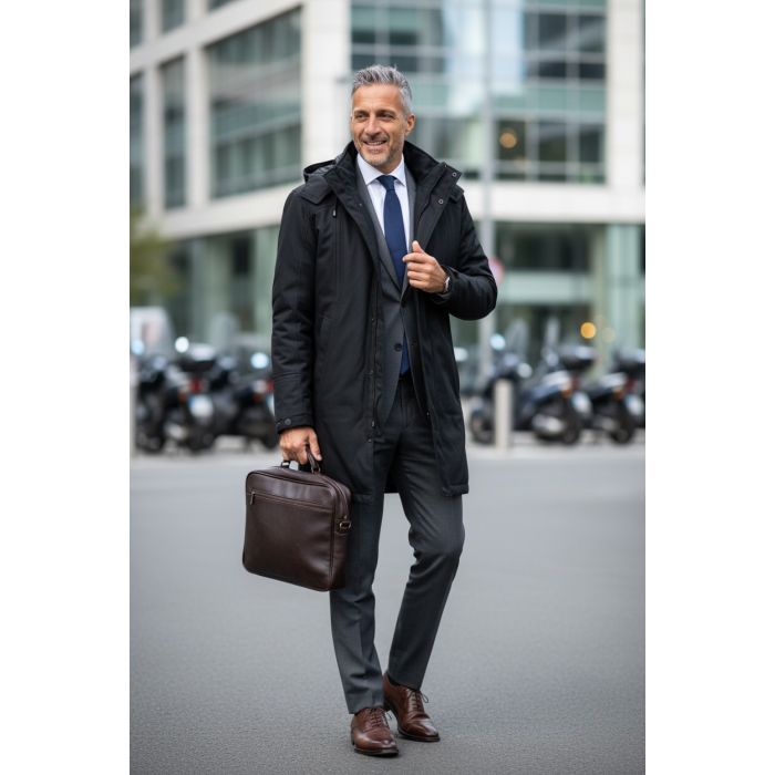 Abrigo impermeable 7/8 Held Wallstreet 6751 Negro