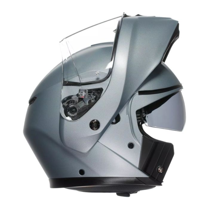 Casco Agv Streetmodular E06 Matt Silver