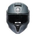 Casco Agv Streetmodular E06 Matt Silver