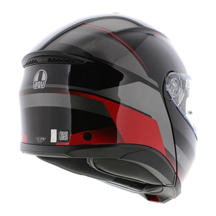Casco Agv Tourmodular E2206 Multi Perception Black/red
