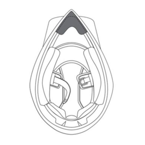 Agv Wind Protector Ax9 Grey/black