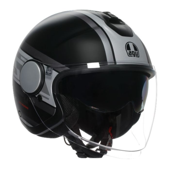Casco Agv Eteres E2206 Mondello Matt Black/grey