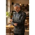 Fender Jofama Leather Jacke aus Leder im britischen Stil Cinta und wasserdicht schwarz