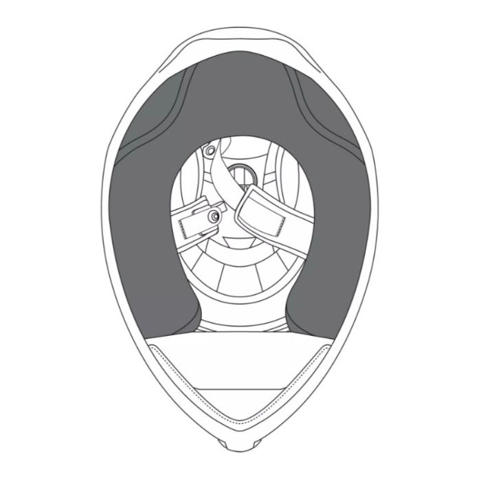 Agv Guanciali K1 S/k1 2026 Black