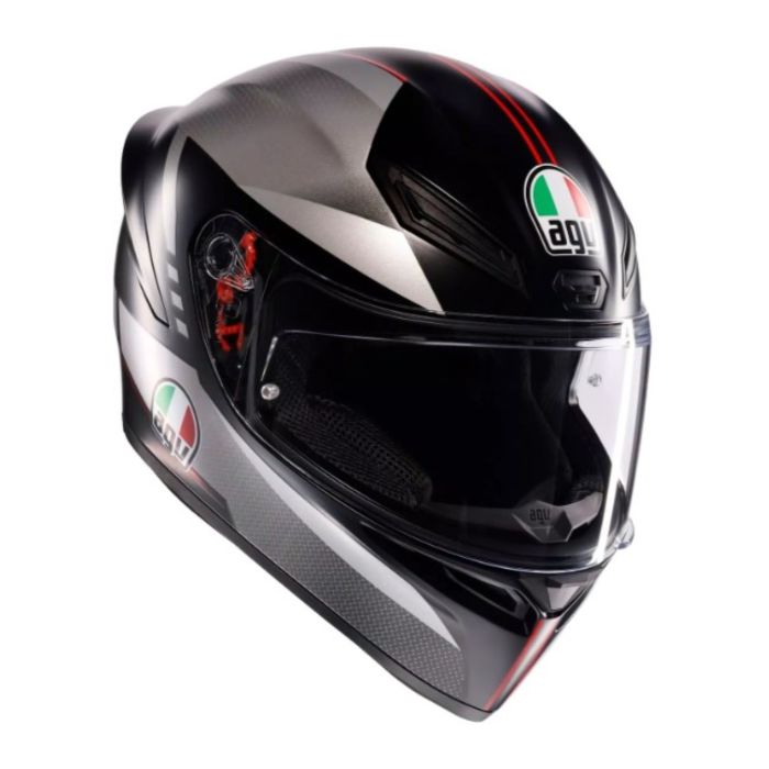 Casco Integrale Agv K1 S E2206 Graphic Lap Matt Black/grey/