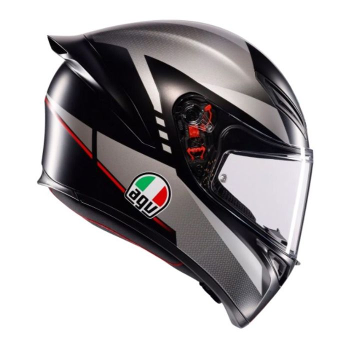 Casco Integrale Agv K1 S E2206 Graphic Lap Matt Black/grey/