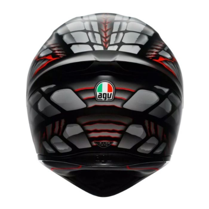 Casco Integrale Agv K1 S E2206 Graphic Lyzard Matt Black/gr