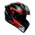 Casco Integrale Agv K1 S E2206 Graphic Fastlap Black/grey/r