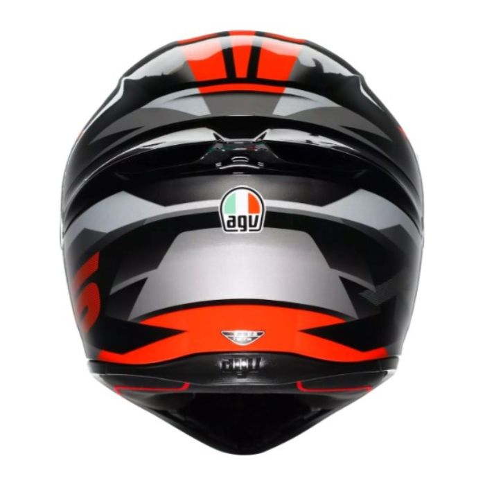 Casco Integrale Agv K1 S E2206 Graphic Fastlap Black/grey/r