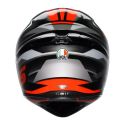 Casco Integrale Agv K1 S E2206 Graphic Fastlap Black/grey/r