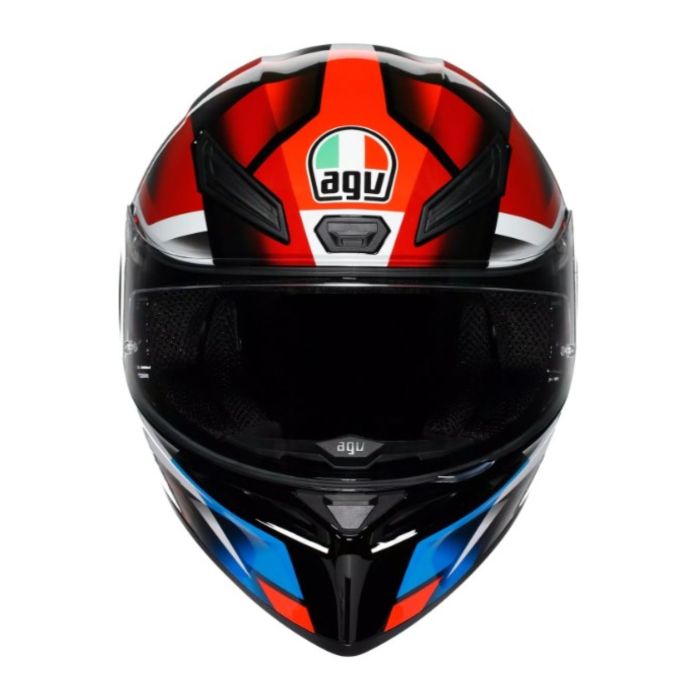 Casco Integrale Agv K1 S E2206 Graphic Fastlap Black/red/bl