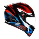 Casco Integrale Agv K1 S E2206 Graphic Fastlap Black/red/bl
